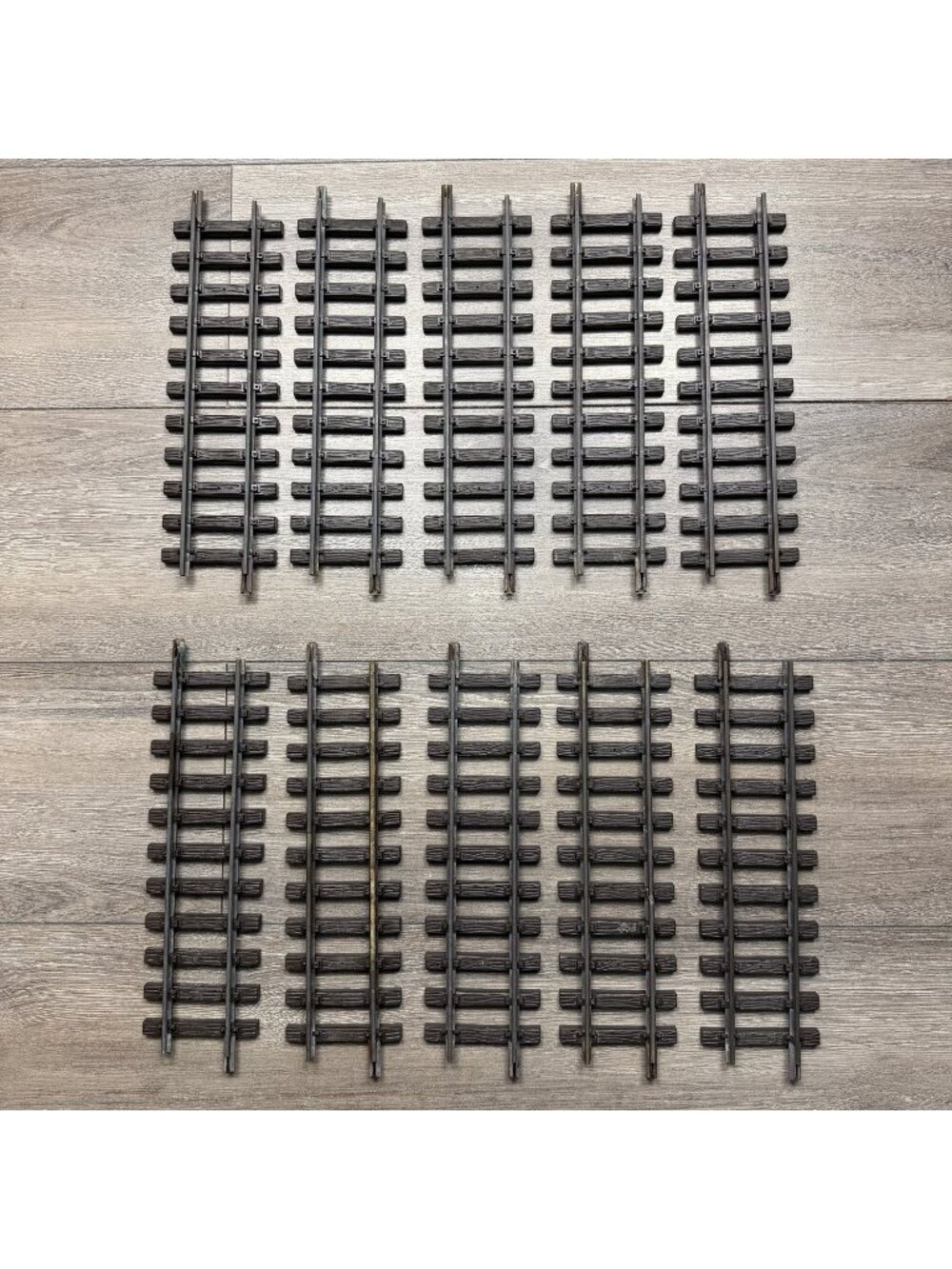 LGB LGB Lehmann 10000 G Scale Straight Track 300mm 12in Brass Lot of 10 Germany